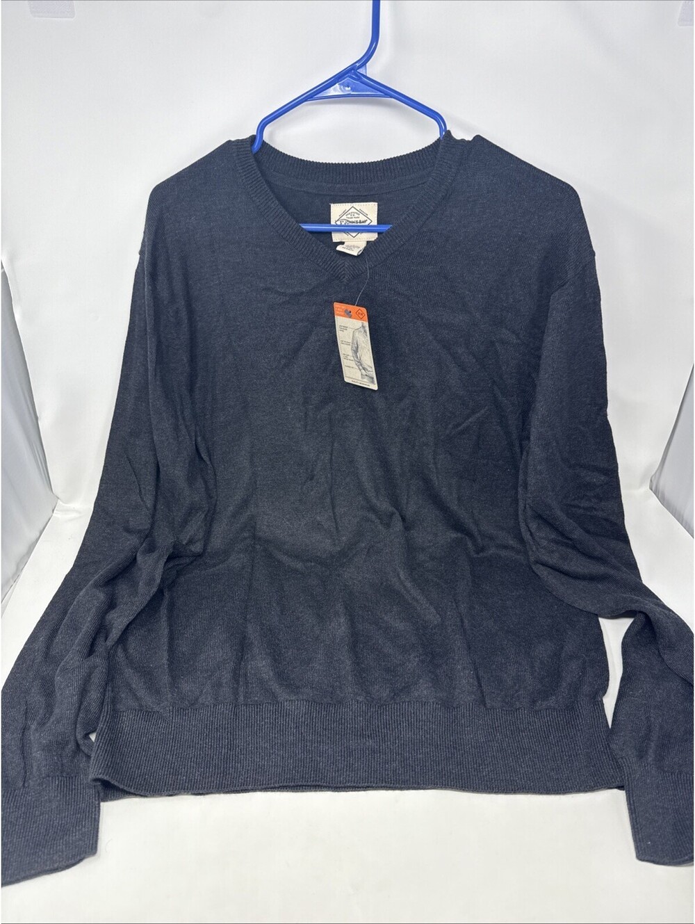 ST John's Bay Black Sweater Size Men's Large NEW with TAGS $42 MSRP